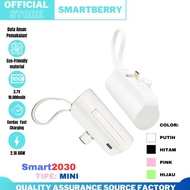 powerbank mini 2in1 smartberry / powerbank mini / powerbank travel /