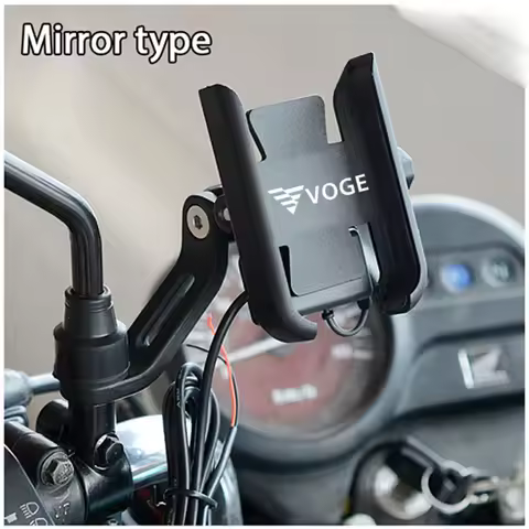 Motorcycle CNC Mirror Mobile Phone Bracket Stand Holder For LONCIN VOGE 500DS 500DSX 650DS 650DSX 50