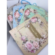 PAPER BAG BEG KERTAS VINTAGE CORAK BEG DOORGIFT WEDDING GIFT BAG GOODIES
