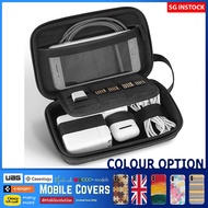 [sgseller] JETech Electronics Accessories Organizer Hard Carrying Case with Double Zipper and Carryi
