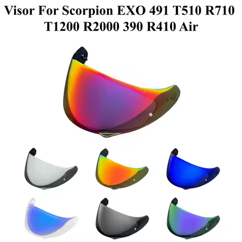 Helmet Visor Lens For Scorpion EXO 491 T510 R710 T1200 R2000 390 R410 Air Motorcycle Helmet Accessor
