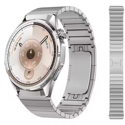 22mm Quick-release Titanium Strap for Huawei Watch GT6 Pro/GT6/5/4/3 46mm Metal Wristband for Garmin