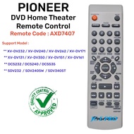 Pioneer DVD Home Theater Remote Control AXD7407 XXD3121 XXD3122 XV-DV232 XV-DV232T XV-DV240 XV-DV131