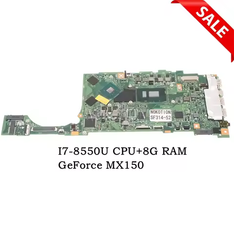 NBGQT11004 NB.GQT11.004 HE4EA MAIN BOARD REV 2.0 For Acer Swift 3 SF314-52G SF314-52 Laptop Motherbo