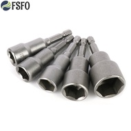 【FSFO】65mm Long 5.5-19mm Hexagon Nut Driver Drill Bit Socket Wrench Extension Sleeve [Ready Stock]