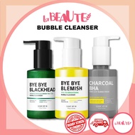Some By Mi Bye Bye Blackhead 30 Days Miracle Green Tea Tox Bubble Cleanser / Yuja Tox Blemish Vita Cleanser / Charcoal BHA Mask120ml