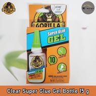 {Gorilla®} Clear Super Glue Gel กาวเจล ติดไม้ โลหะ เซรามิก หนัง ยาง พลาสติก