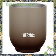 【Direct from Japan】Thermos Vacuum Insulated Cup, 240ml, Brown, JDT-240 BW