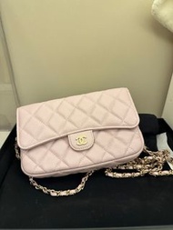 Chanel Handbag 粉色手機包