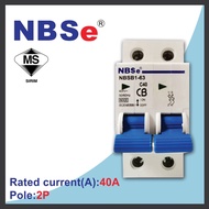 NBSE MINI CIRCUIT BREAKER 2P MCB 40A , 63A , 100A
