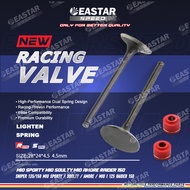 RACING LIGHTEN VALVE AND VALVE SEAL 24/28 (4.5MM) MIO SPORTY MIO SOULTY 3ANGLE