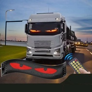 H1Car RGB LED Windshield Panel Led Eyes Display Digital Eyes Devil Eyes Flexible Screen for SUV Truc