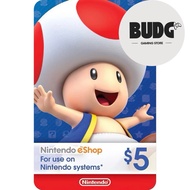 [Fast] Nintendo Switch eShop US Code (USD 5) | Switch 2 /OLED /Lite | Nintendo eShop US eShop USA