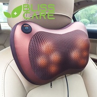 8 Roller Massage Pillow Relax Neck Back Legs Comfortable  Massager At Car Office