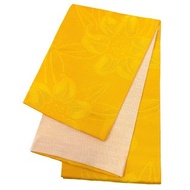 女性 腰封 和服腰帶 小袋帯 半幅帯 日本製 黄色 02