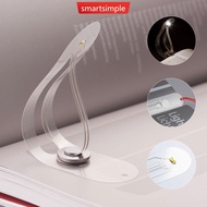 SMARTSIMPLE Portable Mini LED Light 4000K Eye Protection Mini Night Light Reading Light Clip Books L
