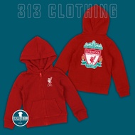 Liverpool FC Kids Zipper Hoodie Liverpool Zipper Hoodie Sweater Kids Jacket