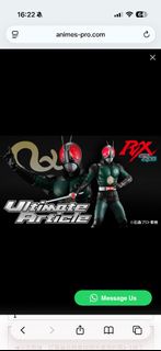 Bandai MegaHouse Ultimate Article 幪面超人Black RX Figure