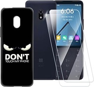 Don't Touch Pattern Case Compatible with Xiaomi Duoqin F22 Pro + [2 Pack] Screen Protector Tempered 