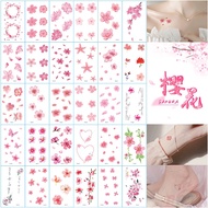 ✿ Pink Romantic Sakura Series 01 ◈ Temporary Tattoo Stickers ✿ 30Sheets/Set Waterproof Tattoos for S