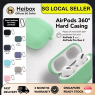Heibox AirPods Pro 2nd Gen / AirPods 3 Hard Silicone Case