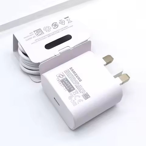 Samsung 25W PD Super Fast Charger UK/AU Adapter EP-TA800 For Galaxy S23 S22 S21 S20 Plus Note20 Ultr