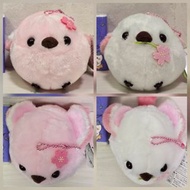 日版 Amufun 北海道銀喉長尾山雀 櫻花 粉紅色 羽毛 毛茸茸公仔球鏈吊飾 毛公仔 掛飾 掛件 鎖匙扣 珠鏈 Ball Chain Amuse Fuku-Fuku Shimaenaga Fuku 