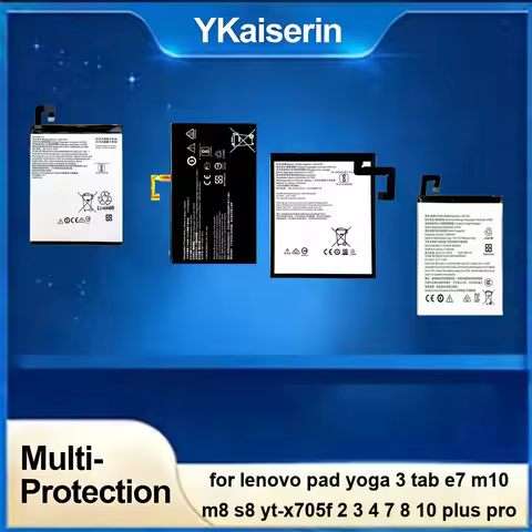 L19D1P31 L19D1P32 L16D1P34 Tablet Battery 2750-7000mAh For Lenovo Pad Yoga 3 Tab E7 M10 M8 S8 YT-x70