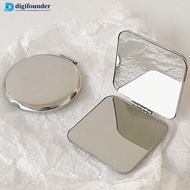 DIGIFOUNDER Portable Pocket Mirror Stainless Steel Folding Double Sided Mirror for Travel Makeup On 