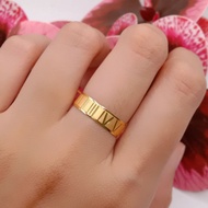 916. Gold roman Rattan Split Ring