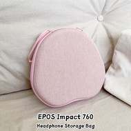 READY STOCK For EPOS Impact 760  Headphone Case Cartoon Simple Headset Earpads Storage Bag EVA Casin