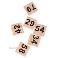 [Kesoto1] 100x Wooden Puzzles Numbers Tiles 1-100 Black Number   Blocks for Crafts