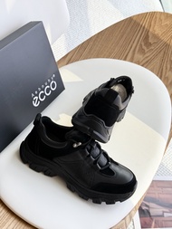 ใหม่ Ecco รองเท้าหนังธุรกิจลำลองผู้ชายรองเท้ารองเท้าสำหรับทำงานกลางแจ้งกีฬาวิ่งรองเท้าผ้าใบ AY21504