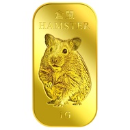 JB9 Puregold 1g Hamster Gold Bar l 999.9 Pure Gold