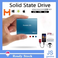 Mini 1TB/2TB/4TB/8TB SSD High Speed Portable External M.2 Solid State Disk
