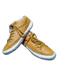 Spingle Move Mens Sneakers Size M Orange Leather Shoes 43213103 Made in Japan