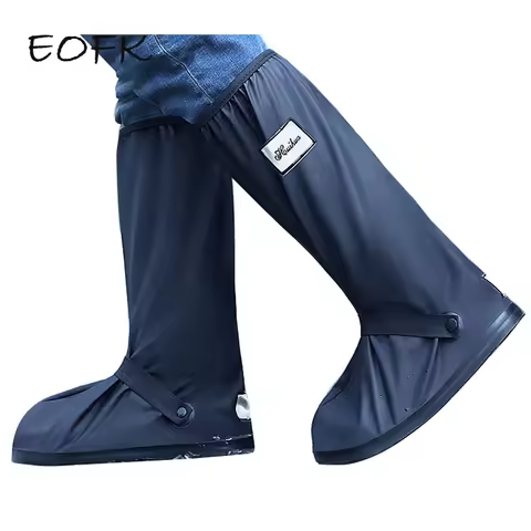 Reusable Motorcycle Scooter Dirt Bike Rain Shoes Cover Non-Slip Boot Covers Unisex Bicycle Shoes Pro