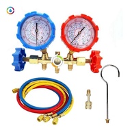 R410A 3 Way AC Diagnostic Manifold Gauge Set Parts Accessories for Freon Charging Fits R-404A R-134A Refrigeration Manifold Gauge Air