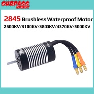 Rocket 2845 Waterproof Brushless Motor 2600KV 2800KV 3100KV 3800KV 4370KV 5000KV 5900KV For 1/12 1/1