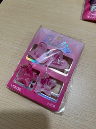 Miniso Barbie 髮夾set hair clips