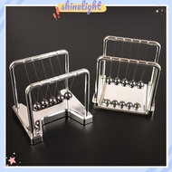 [Shinelight] 1 Set Stress Relief Gifts Newton's Cradle Balance Steel Ball Teaching Supplies Physics 