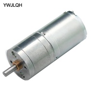 YWJLQH JGA25-370 Gear  Reducer  DC Motor 130RPM/280RPM/620RPM/1360RPM