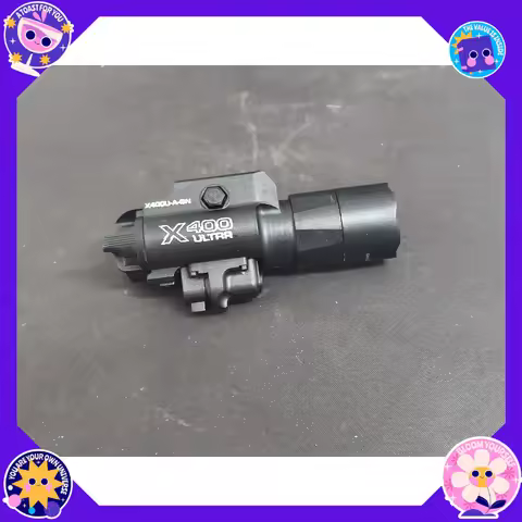 2026 X400 2-In-1 Tactical Flashlight High Lumen LED Waterproof Portable Outdoor Camping Hiking Emerg