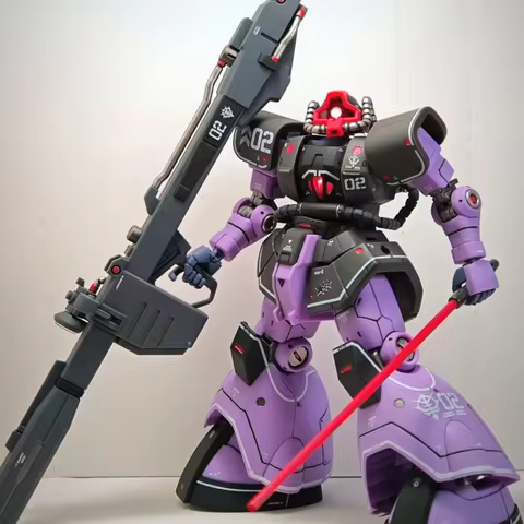 GOT Rick Dom HG 1/144 MS-09R Black Purple Color Scheme Assemble The Model Action Figures Children'S