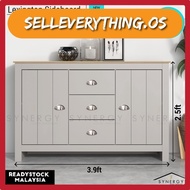 (SHOCKING SALE)  Display Cabinet 2 Door 3 Drawer Storage 2.5ft Height  Sideboard 1.3ft Deeper