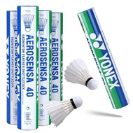 1หลอด Yonex AS-40 AS-30 AS-50 AS-60สำหรับลูกขนไก่แบดมินตันการแข่งขัน (12ชิ้น) YONEX BADMITON AS-20 A
