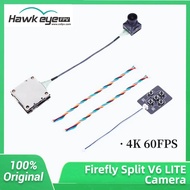 Hawkeye Firefly Split V6 LITE 4K 60FPS HDR FPV Camera WiFi, HDMI/USB-C, 8X Zoom 170° Wide Angle, RC 