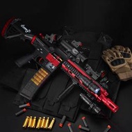 悍迪尼龍款全自動跳殼M416軟彈槍電動拋殼軟彈發射器玩具槍大男孩