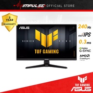 ASUS TUF Gaming VG259QM5A 25" Gaming Monitor - FHD 240Hz Fast IPS ELMB Sync G-Sync FreeSync Premium