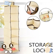 LILY Wardrobe Storage Bags Foldable Space Saver Drawer Cotton Hanging